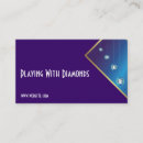 Search for diamond jewelry business cards Gold
