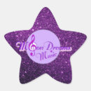 Search for glitter stars stickers Purple