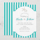 Search for turquoise starfish invitations Modern