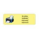 Search for printer return address labels Printing