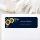 Search for sunflower return address labels weddings Floral