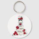 Search for wedding cake key rings Bride