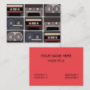 Search for cassette tape business cards Vintage