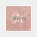 Search for blush pink placemats Rose gold glitter