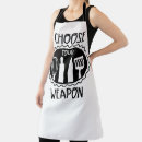Search for choose your weapon aprons Baking