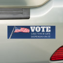 Search for vote blue bumper stickers Political