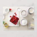 Search for ingredients postcards Baking