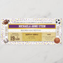 Search for sports ticket invitations Ball