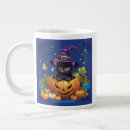 Search for black pumpkin mugs Cat