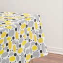 Search for yellow and grey tablecloths Retro
