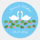 Search for swan wedding stickers White swans
