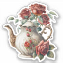 Search for vintage teapot stickers Roses