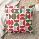 Search for mid century modern christmas cushions Red