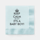 Search for baby boy shower napkins Typography