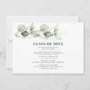 Search for foliage graduation invitations Eucalyptus