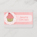 Search for cupcake standard business cards Pink