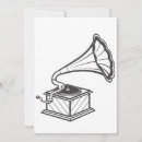 Search for gramophone invitations Old