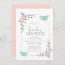 Search for butterfly baby girl shower invitations Whimsical