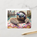 Search for sloths postcards Adorable