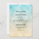 Search for blue ombre wedding invitations Turquoise