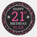 Search for glitter leopard print stickers Black