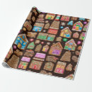 Search for gingerbread house wrapping paper Houses