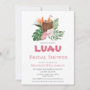 Search for luau bridal shower invitations Tropical