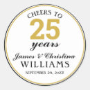 Search for 25th stickers Cheers to 25 years
