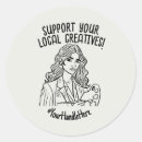 Search for customer support stickers Support small business