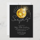 Search for gold disco ball invitations Modern