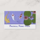 Search for koi fish business cards Asian