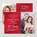 Search for ruby anniversary invitations Stylish