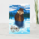 Search for funny otter birthday cards Otters