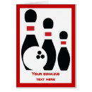 Search for bowling pins cards Red