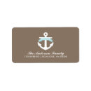 Search for nautical girl return address labels Anchor