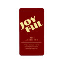 Search for joyful return address labels Merry christmas