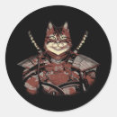 Search for samurai cat stickers Warrior