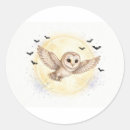 Search for barn owl stickers Halloween