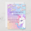 Search for unicorn save the dates Watercolor