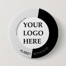 Search for and tone badges Black and white