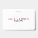 Search for pink id badges Modern