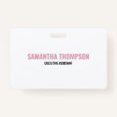 Search for pink id badges Modern