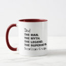 Search for dad man myth legend mugs Humor