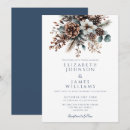 Search for pinecone wedding invitations Botanical