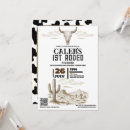 Search for western 1st birthday invitations Cowboy