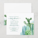 Search for watercolor cactus baby shower invitations Gender neutral