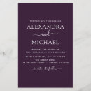 Search for purple paper invitations Classic
