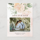 Search for gold foil save the date postcards Flowers