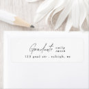 Search for college graduation return address labels Elegant typography