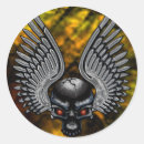 Search for skull with wings stickers Fantasy